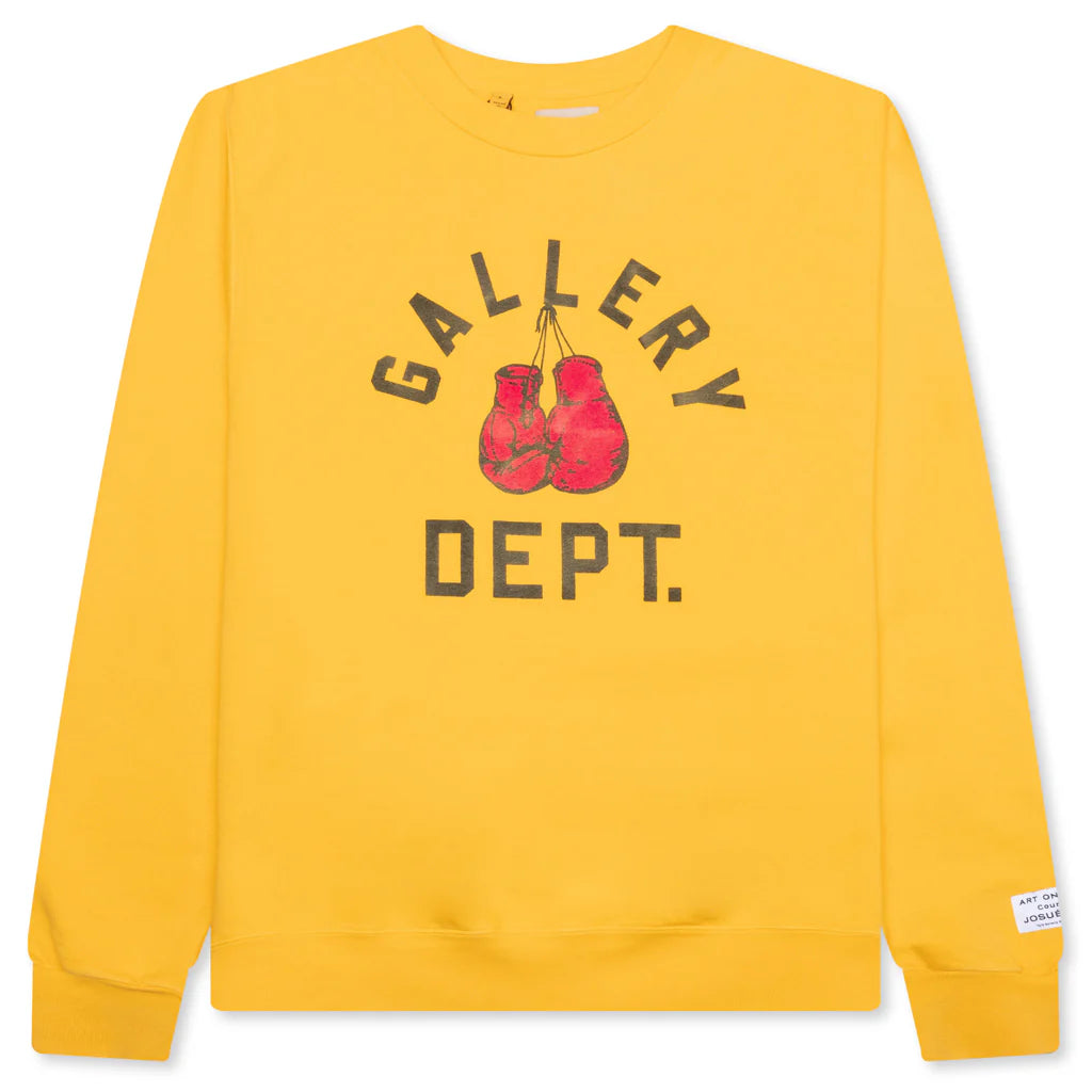 Boxing Merch Tee Yellow