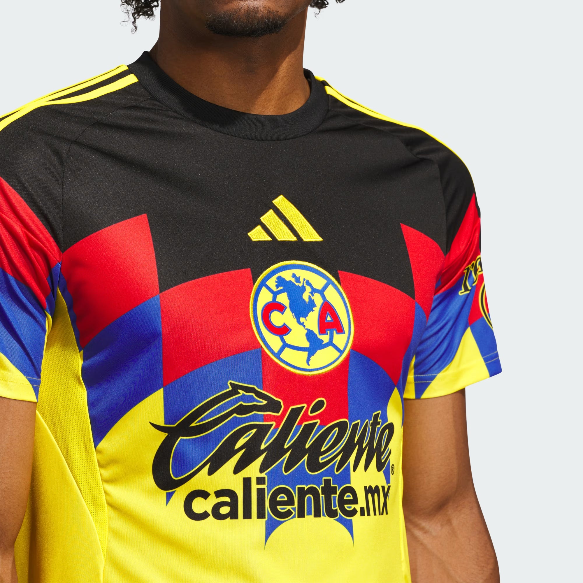 adidas Club America Mens Home Soccer Jersey 25 26 Yellow