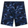 Color Camo Shark Reversible Shorts Navy