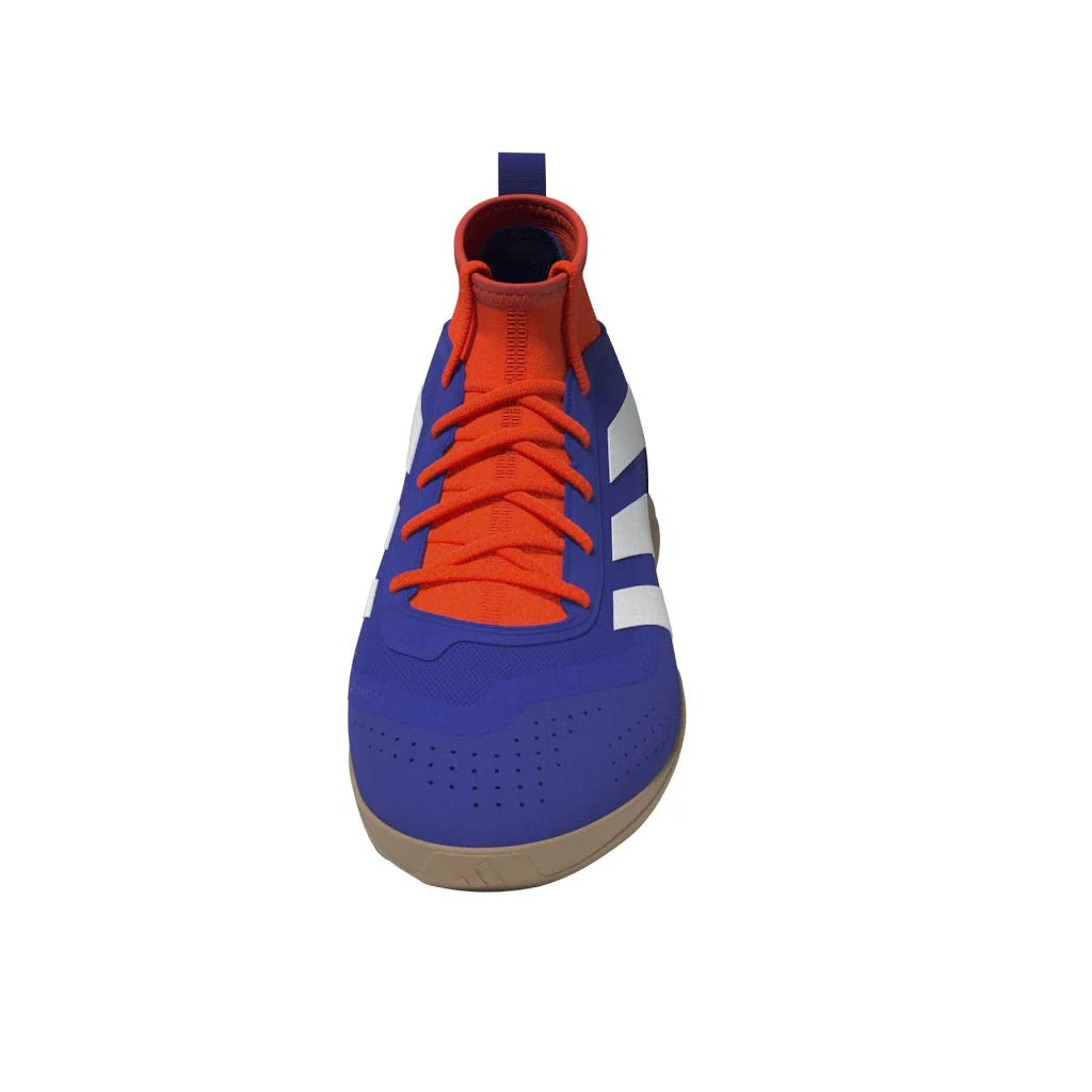 adidas Predator League IN Junior Indoor Soccer Shoes Lucid Blue White Solar Red