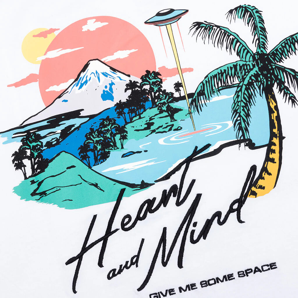 Heart and Mind S S Knit Bleach White