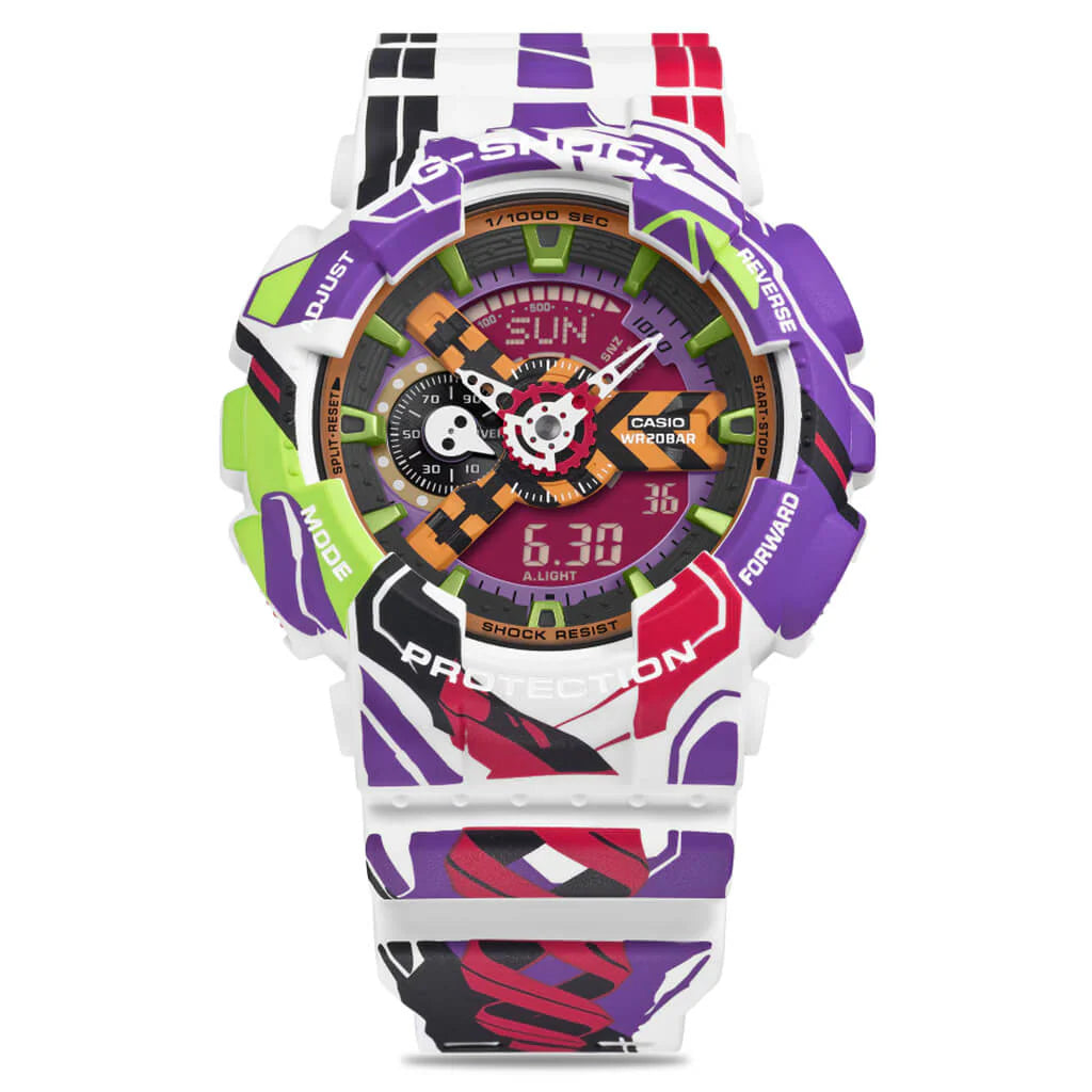 G Shock x Evangelion 30th Anniversary GA 110 Multi