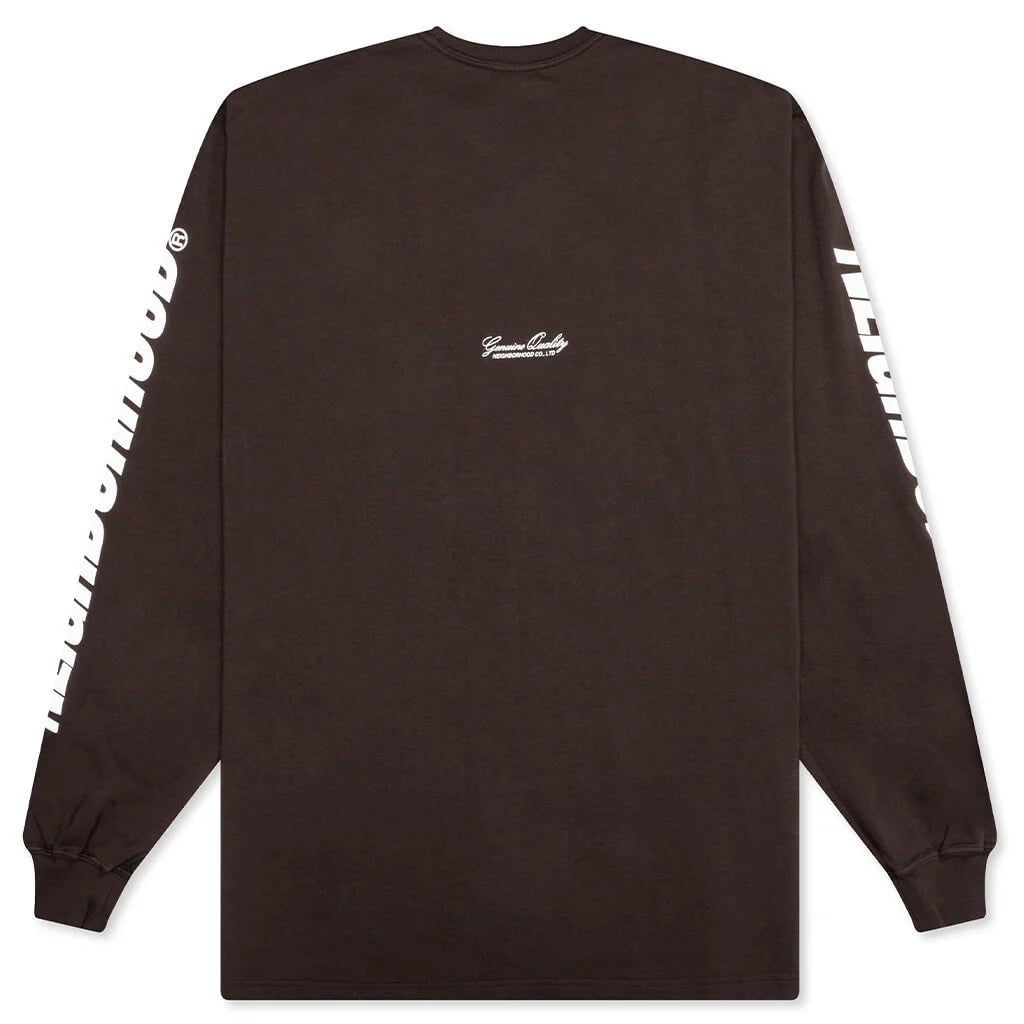 NH L S Tee 1 Brown