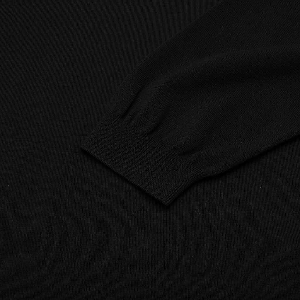 Crewneck Knitted Sweater Black