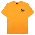 No Parking T Shirt Burned Yellow