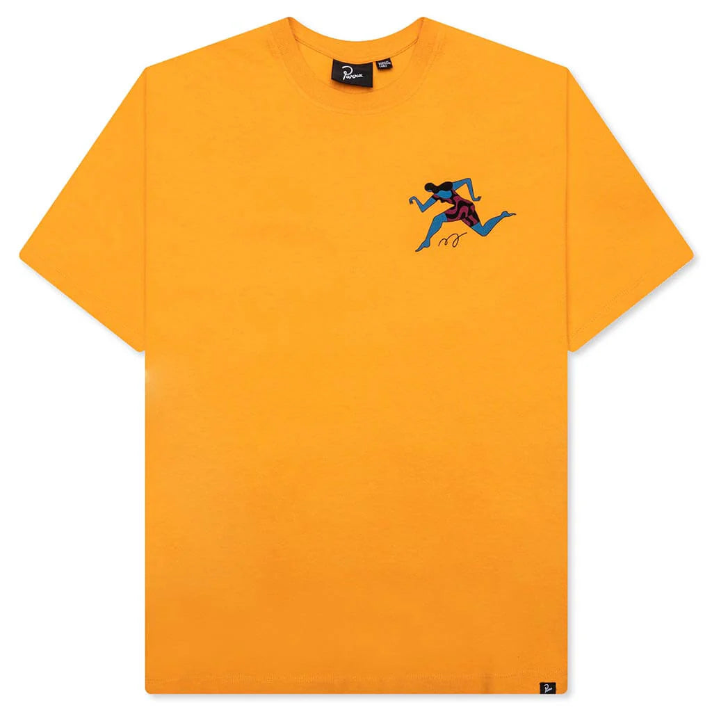 No Parking T Shirt Burned Yellow
