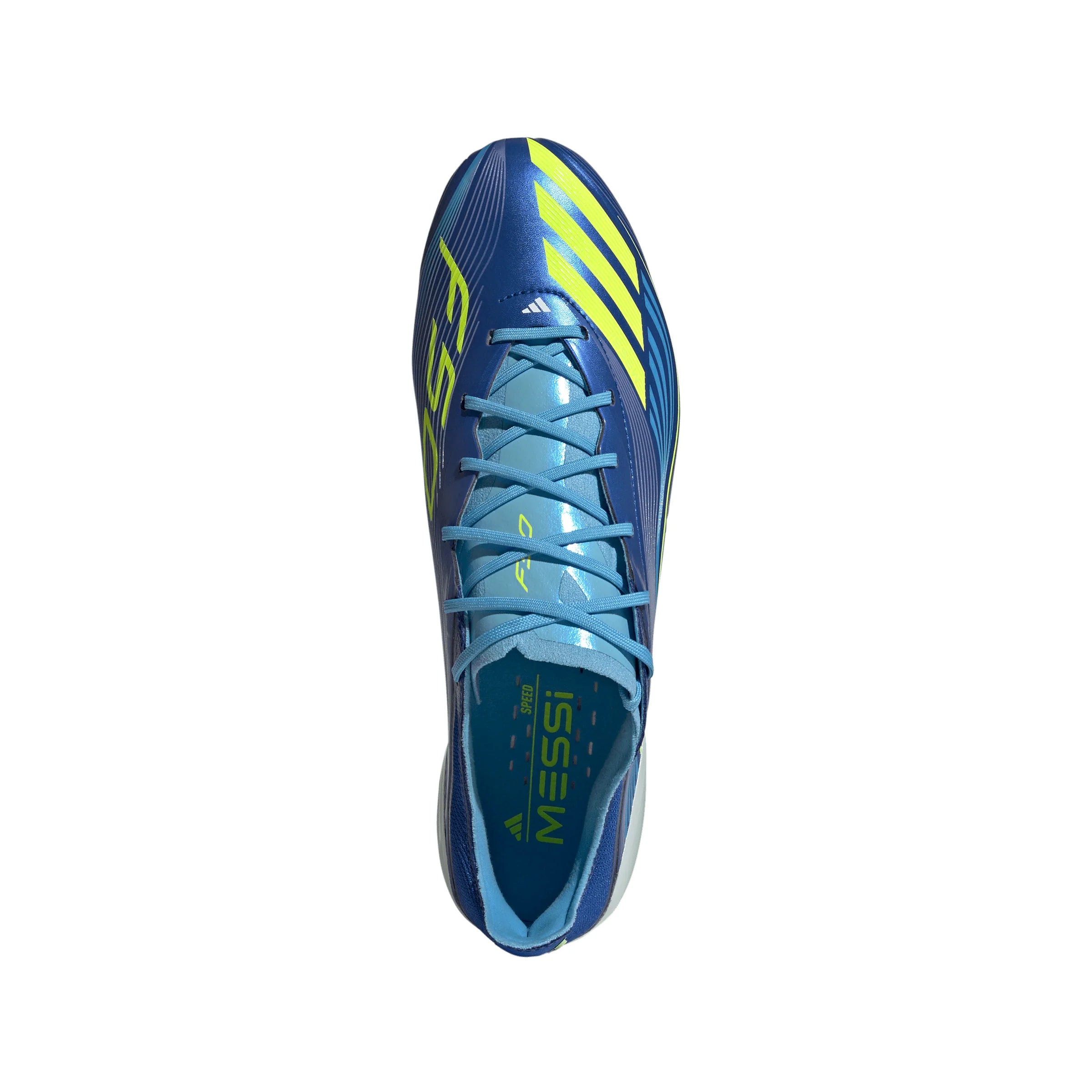 adidas F50 Messi Elite FG Mens Soccer Cleats Royal Blue Yellow Blue