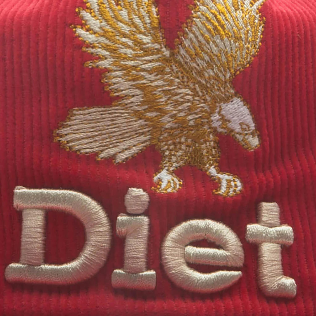 Eagle Corduroy Hat Red
