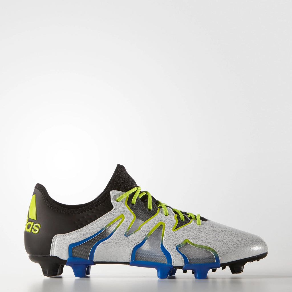 adidas X 15 SL FG AG Multi Groud Soccer Cleats White Black Shock Blue