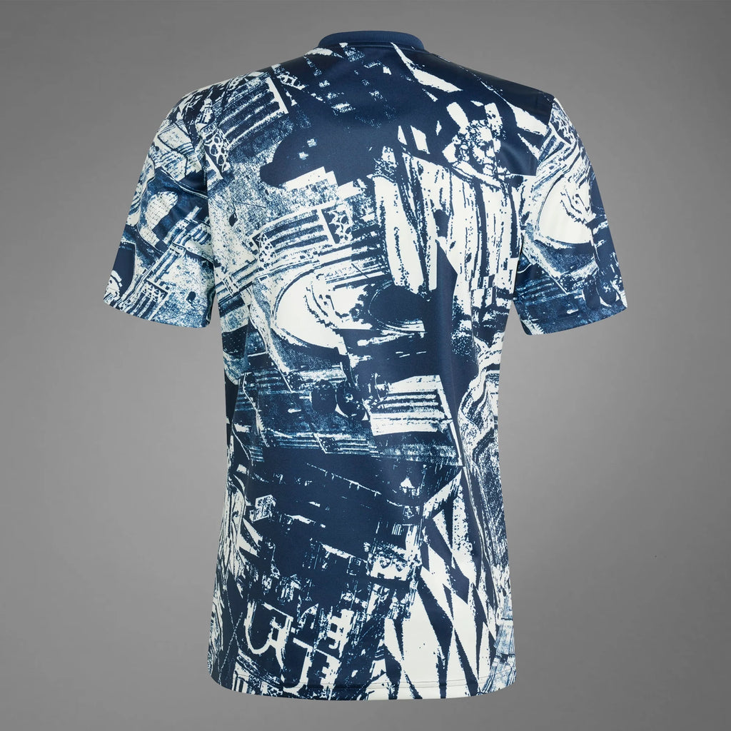 adidas FC Bayern Pre Match Jersey Off White Night Indigo