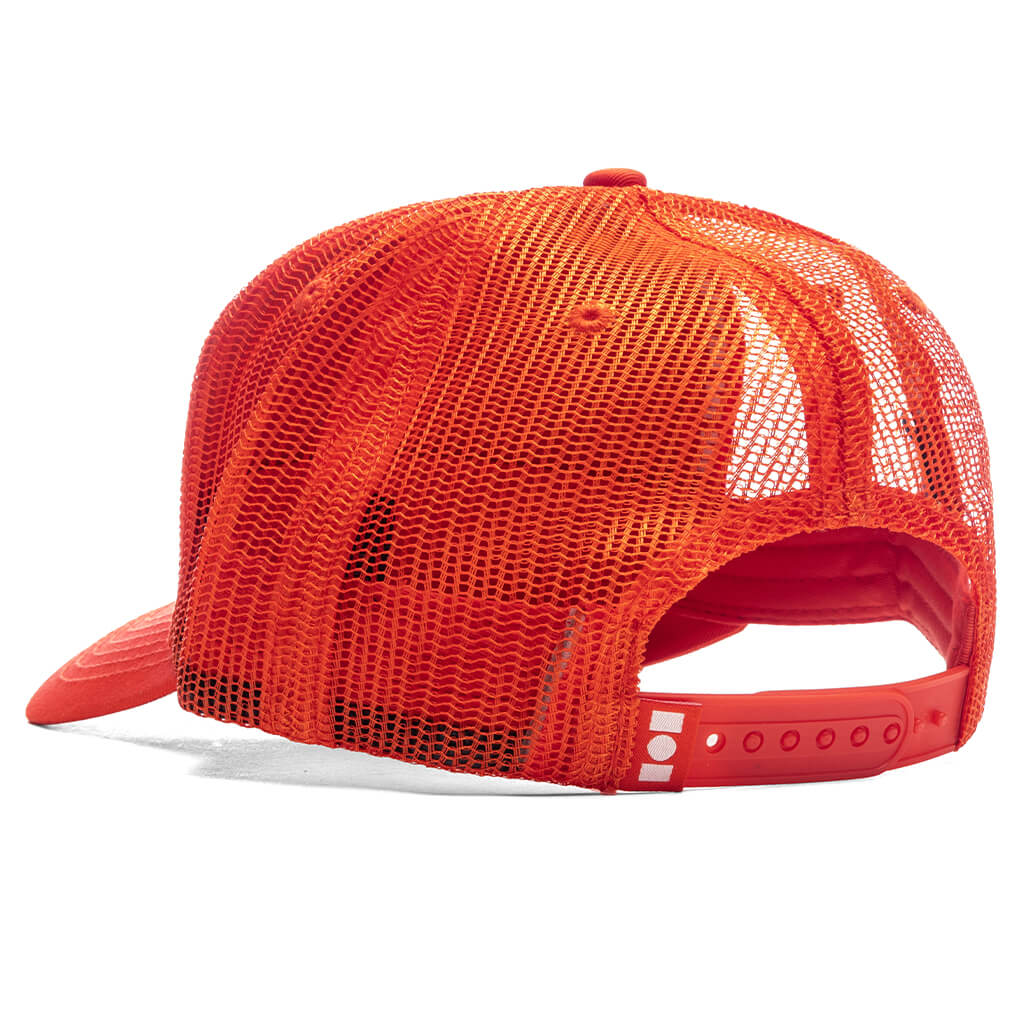 Studded Nahmias Marque Trucker Hat Orange