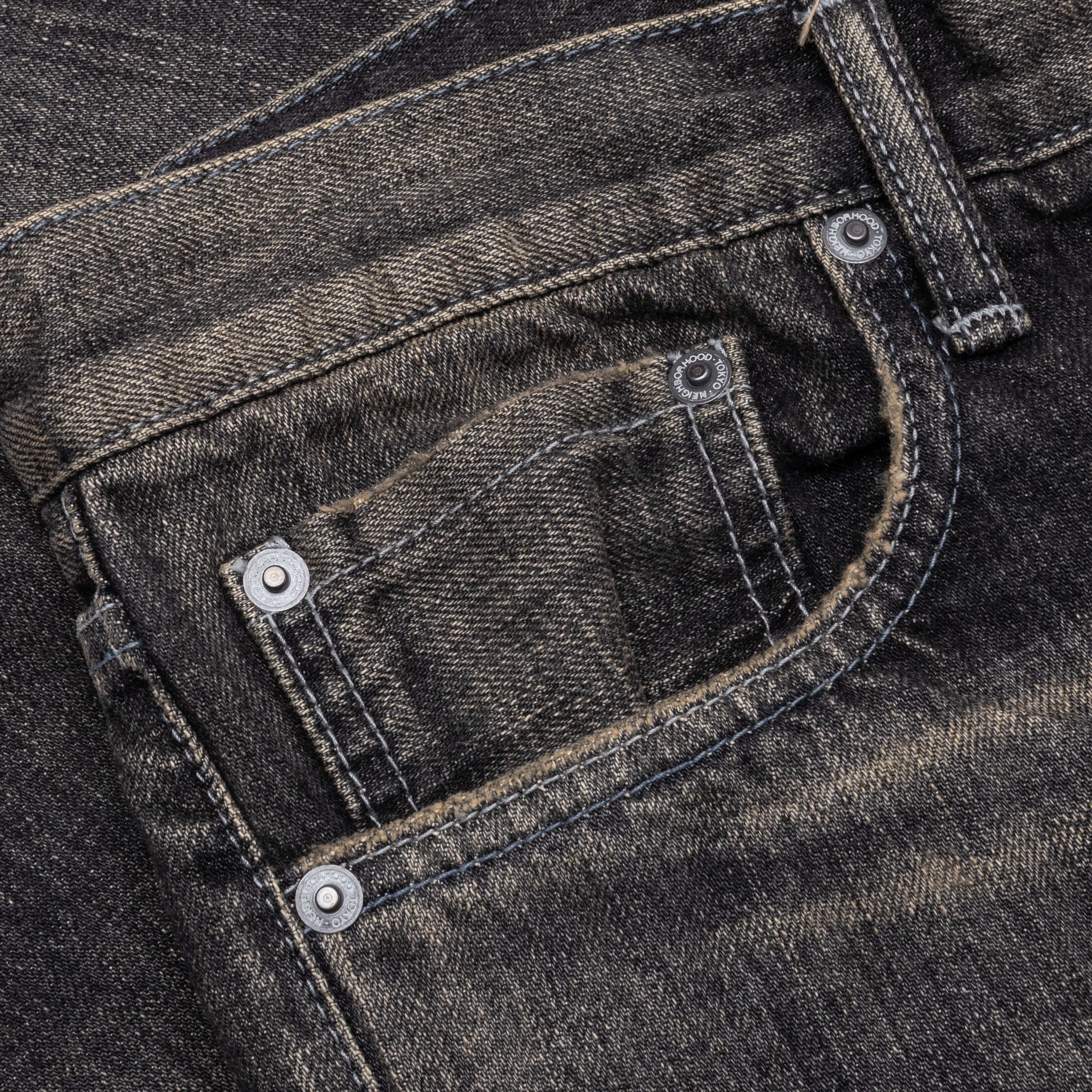 Savage Denim Dp Mid Pants Black