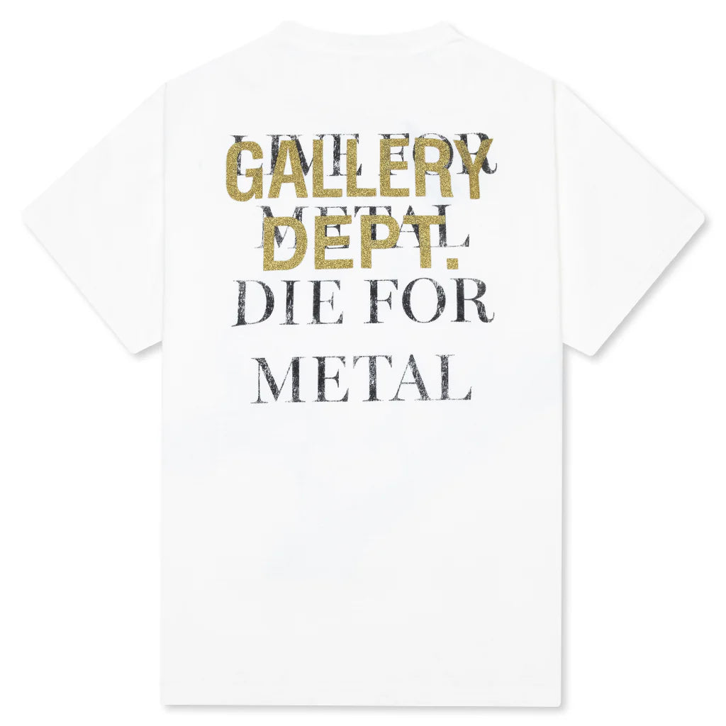 Live For Metal Tee Light Archival White