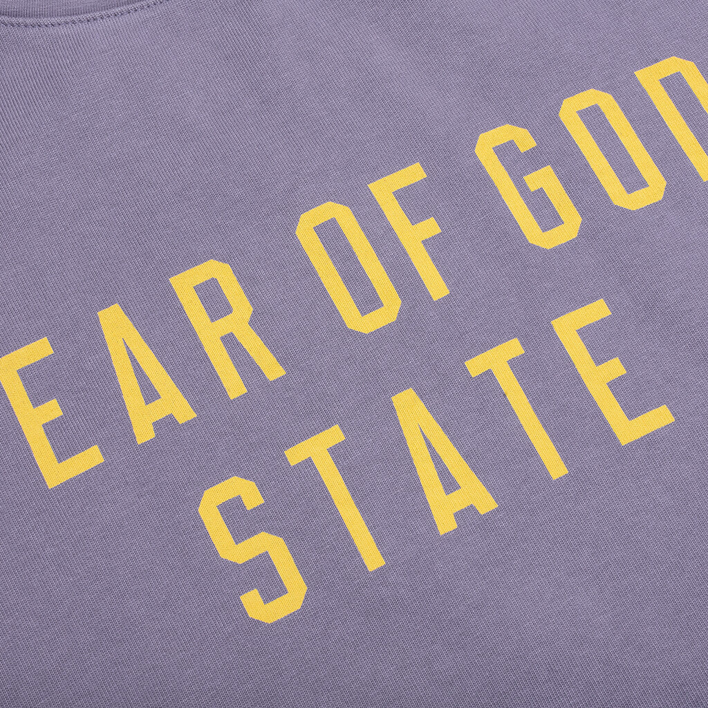 Heavy L S Tee Lavender