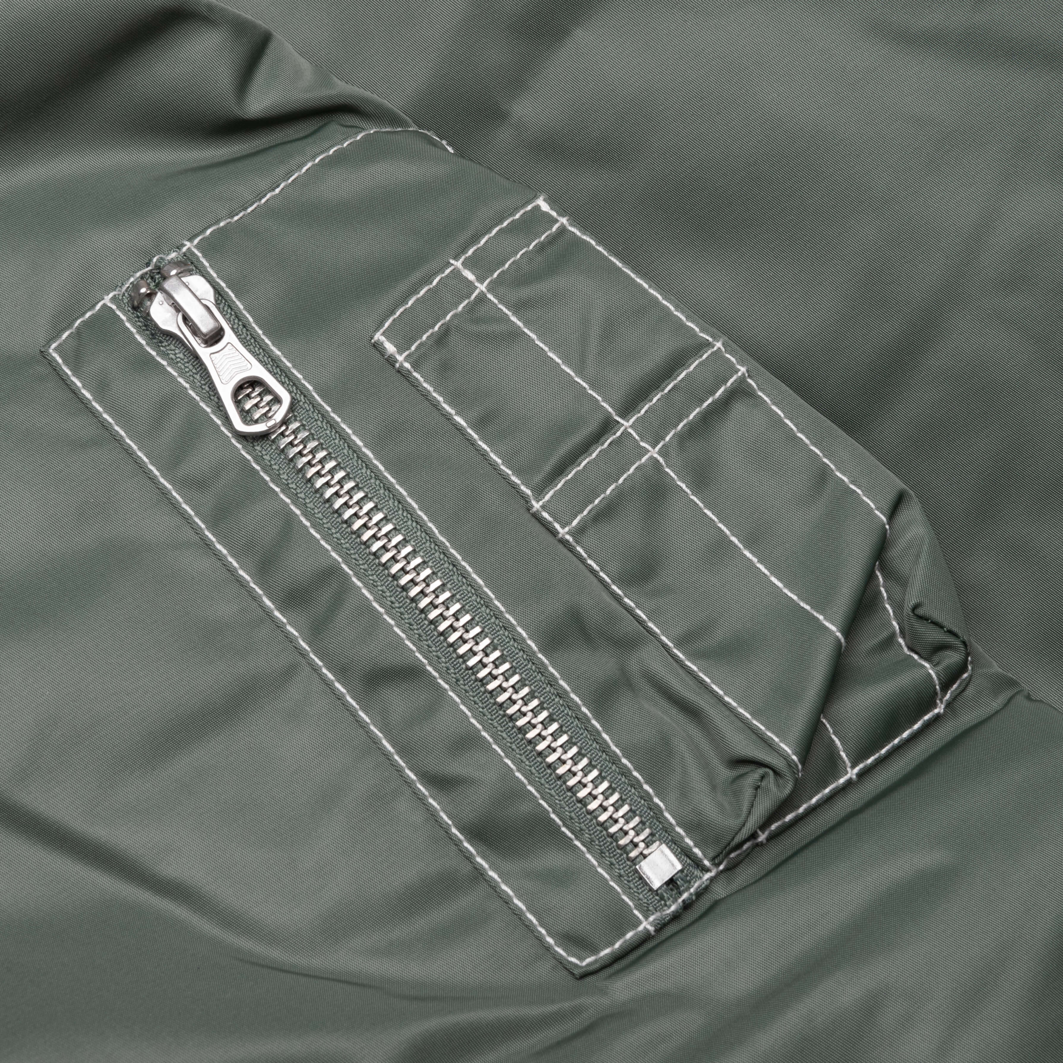 Built Bomber Jacket Green