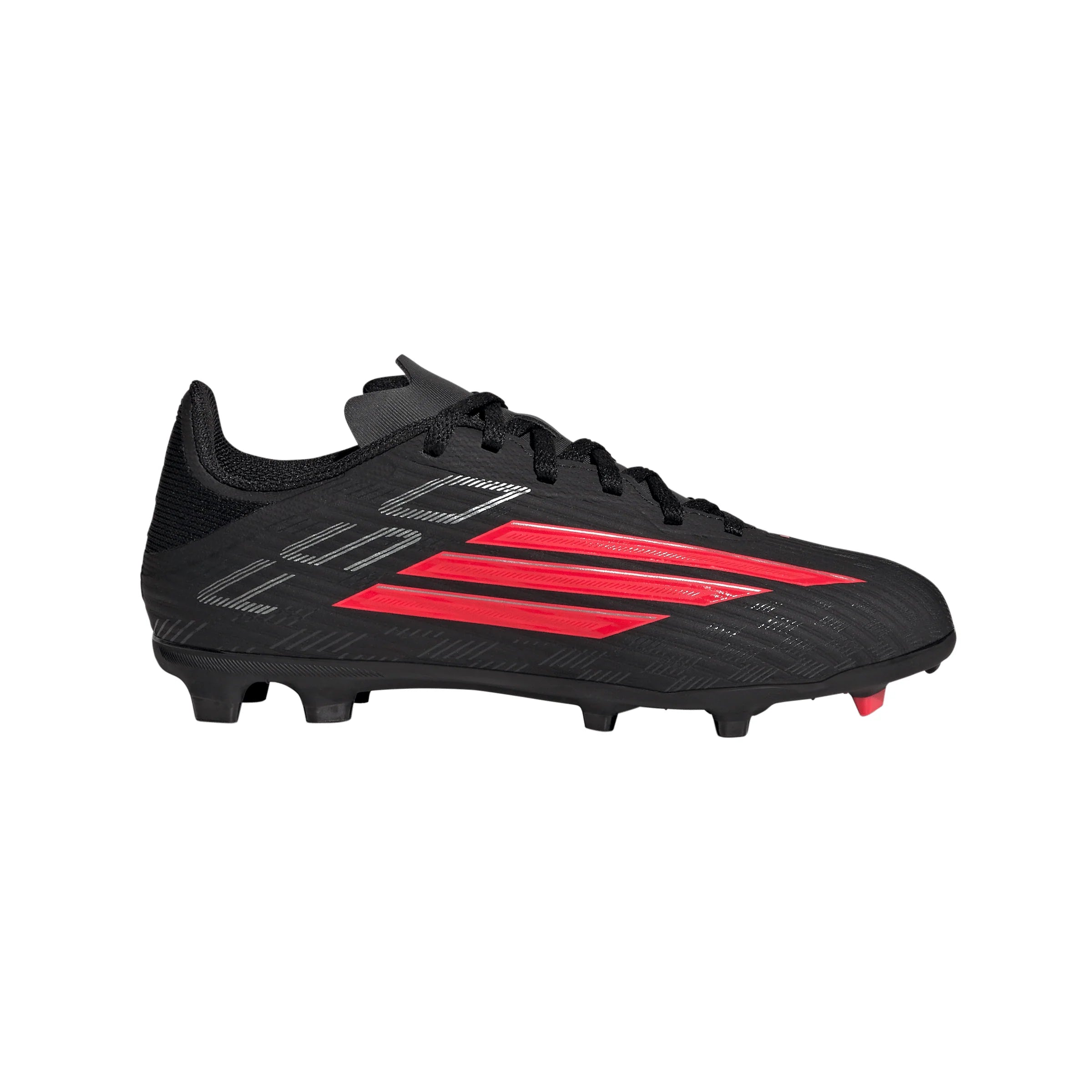 adidas F50 League FG MG Firm Ground Multi Ground Youth Soccer Cleats Black Red