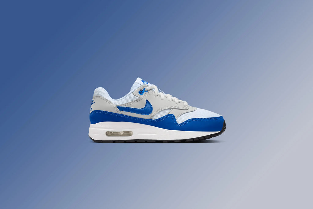 Air Max 1 86 GS Royal Blue White Game Royal Neutral Grey