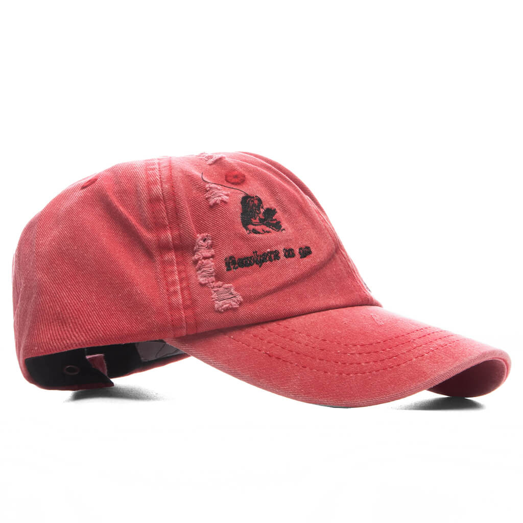 No Where To Go Cap Washed Red