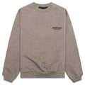 Kids Fleece Crewneck Heather Gray