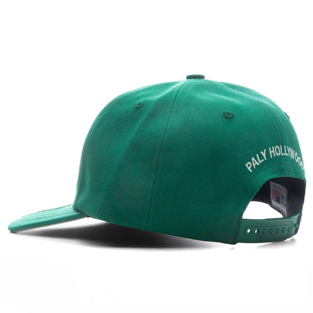 5 Panel Twill P Hat Green
