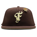Feature x New Era 59FIFTY Fitted Old English F Vegas Burnt Wood Soft Yellow