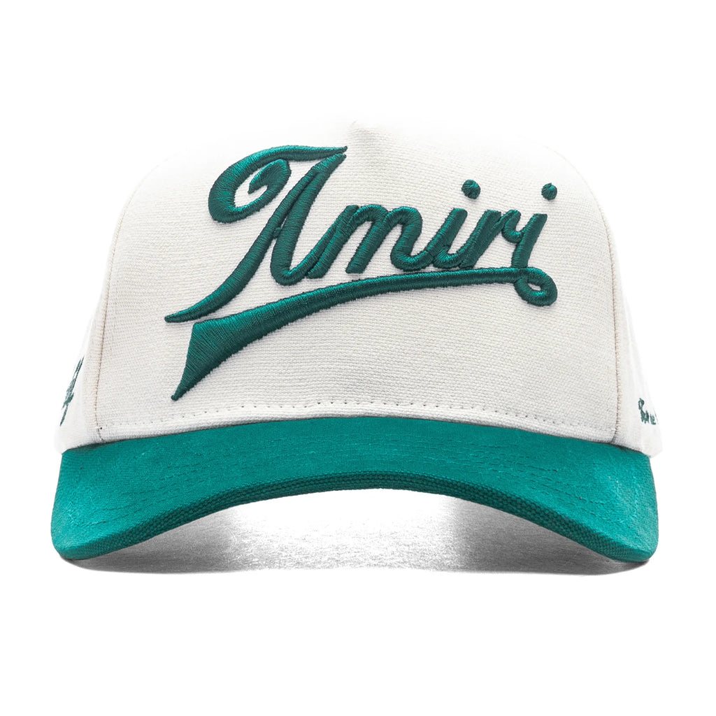 Two Tone Canvas Hat Evergreen