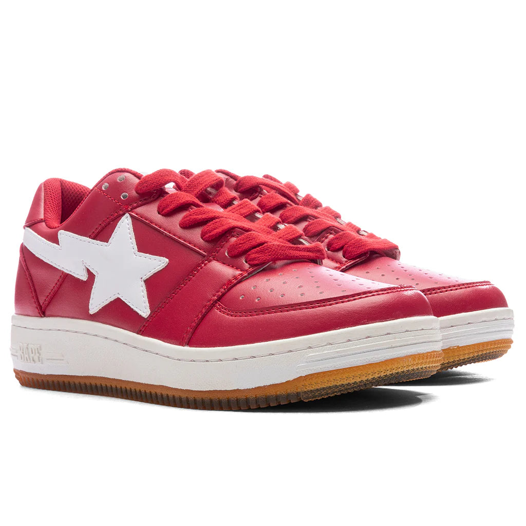 Bape STA 1 Low Shark Sole Red