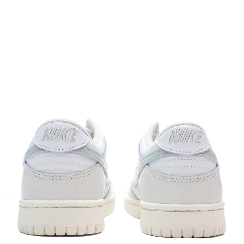 Dunk Low GS White Light Silver Phantom