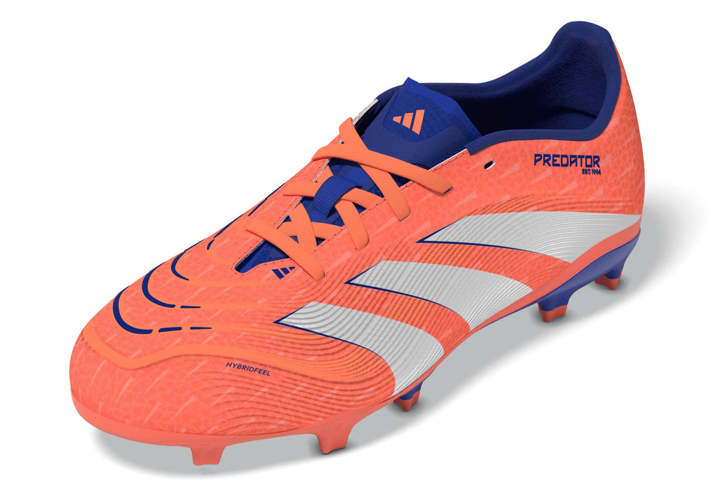 adidas Predator League FG MG Youth Soccer Cleats Orange White