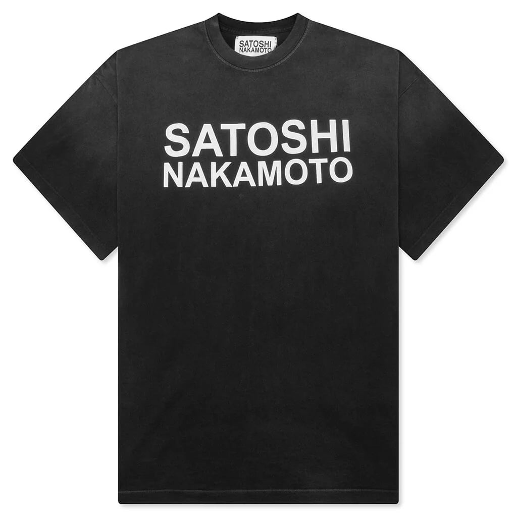 Stencil Logo Tee Black