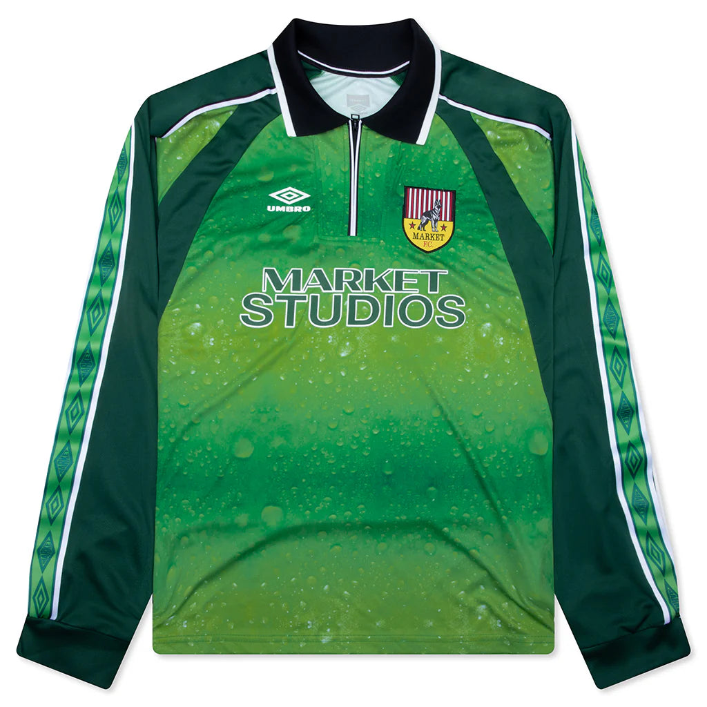 Umbro x Market L S Keeper Kit Classic Green Hunter Green