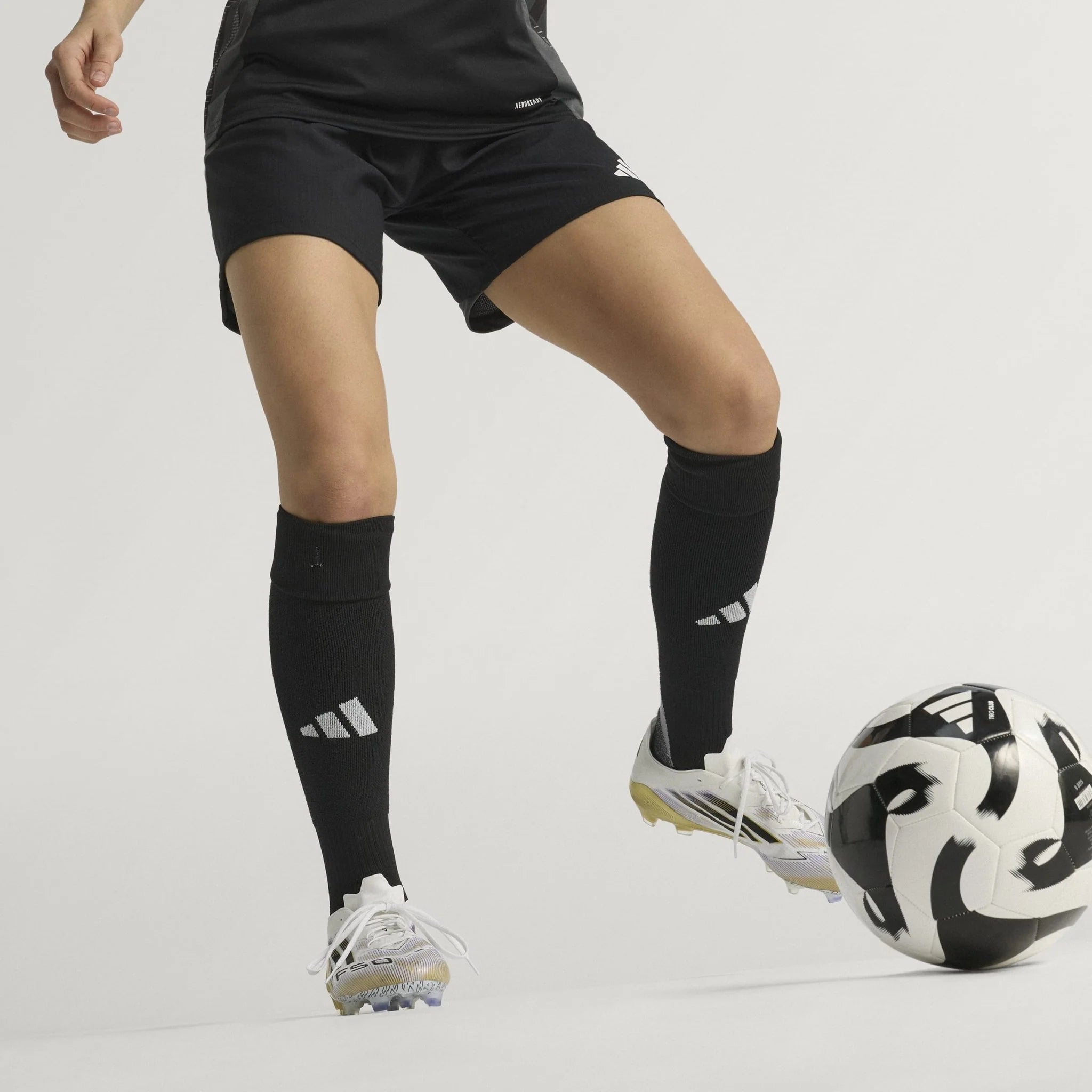 adidas F50 Elite Firm Ground Boots White Black