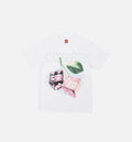 Cherries Mens Short Sleeve Shirt White