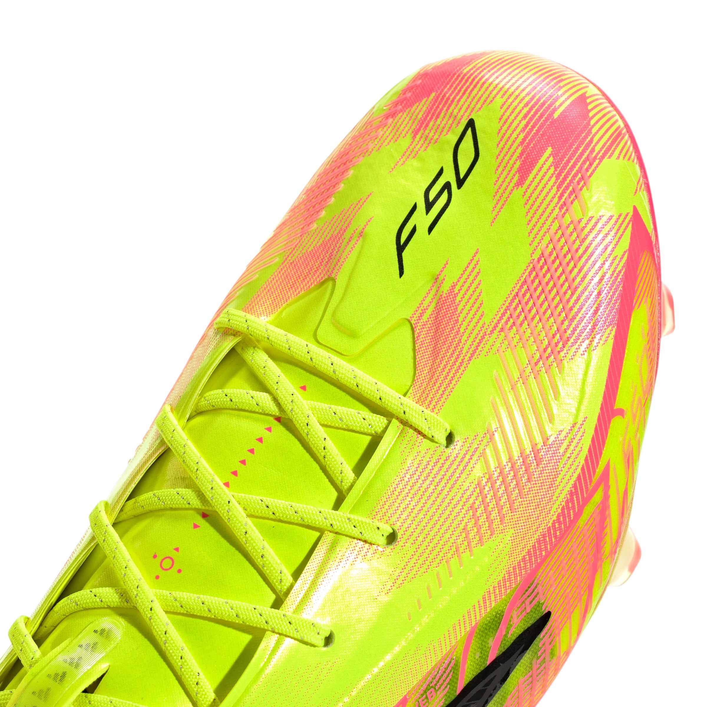 adidas F50 Hyperfast Elite Firm Ground Mens Soccer Cleats Yellow Black