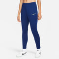 Nike Therma FIT Academy Winter Warrior Womens Knit Soccer Pants Blue Void Volt