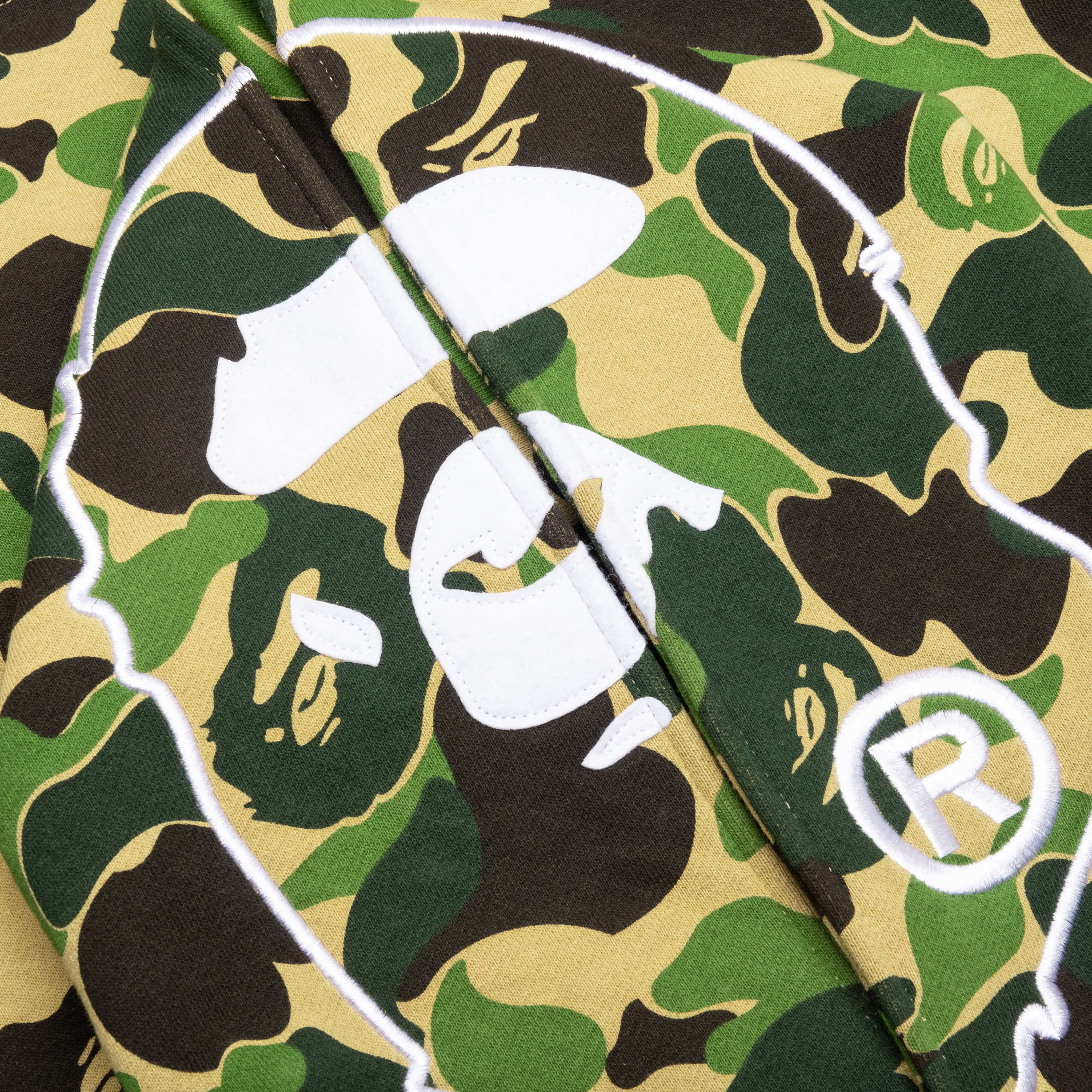 ABC Camo 2nd APE Pullover Hoodie Green
