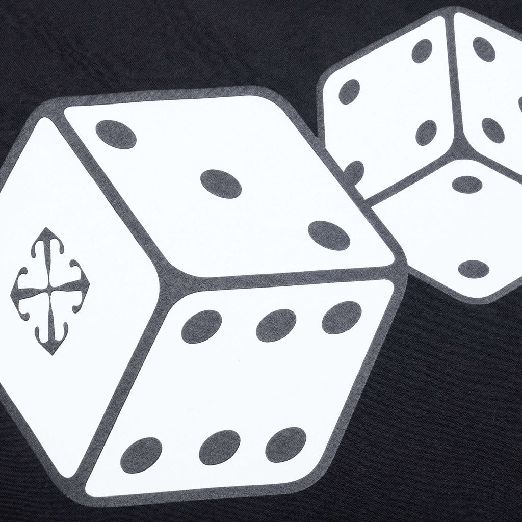 Dices Skate S S Tee Black White