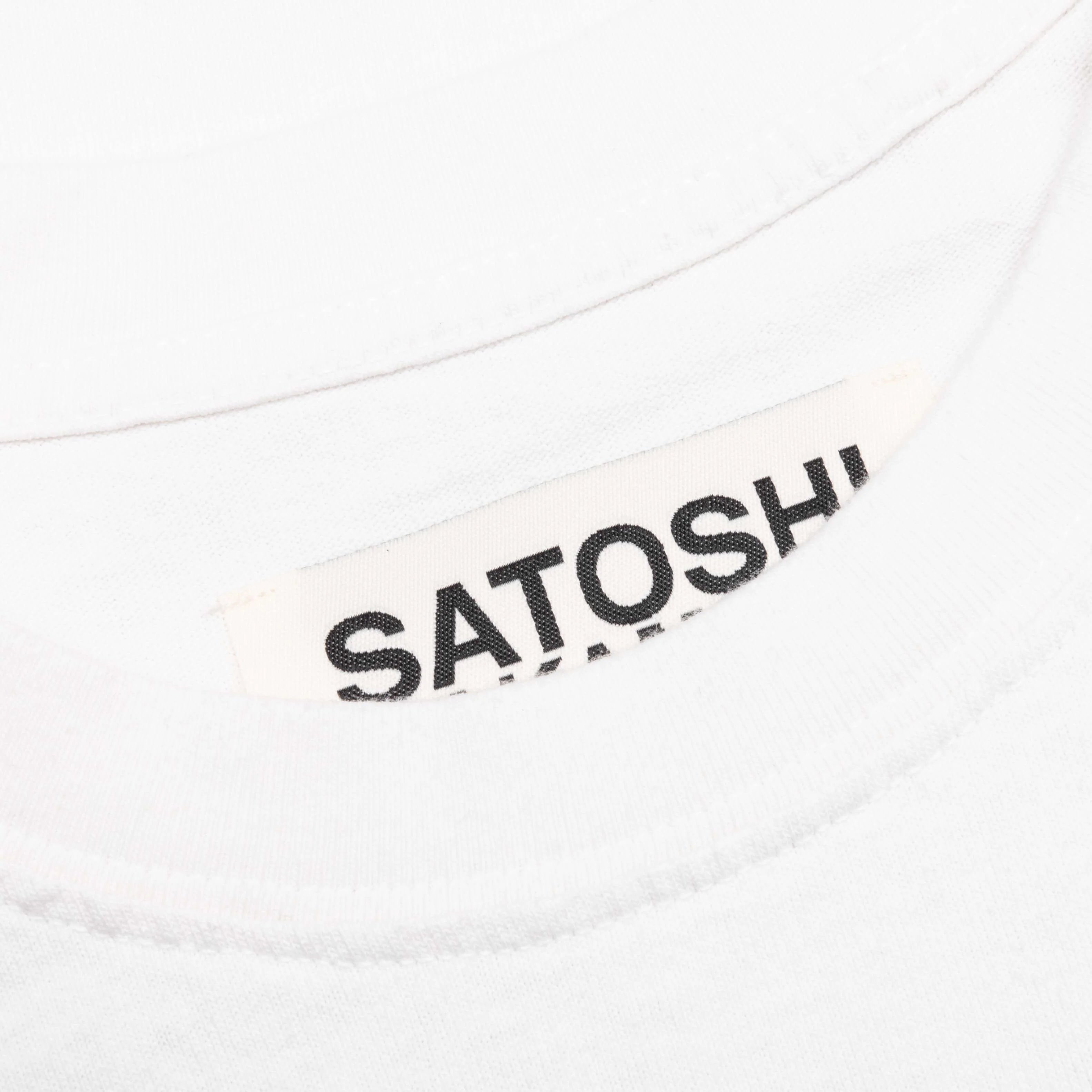 Satoshi Wrap Around Tee White