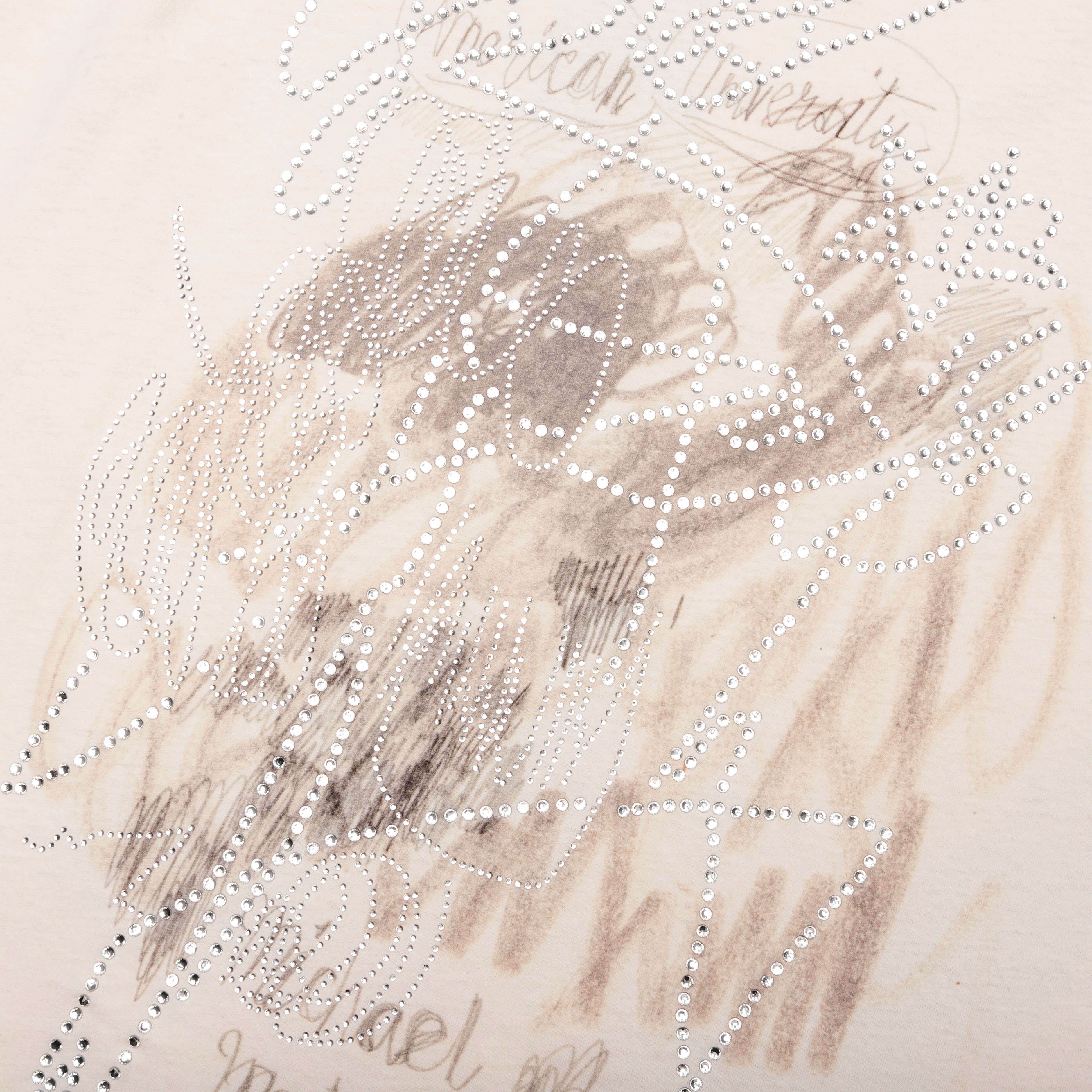 Scribble Tee Vintage White
