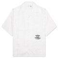 Polka Dot Camp Shirt White
