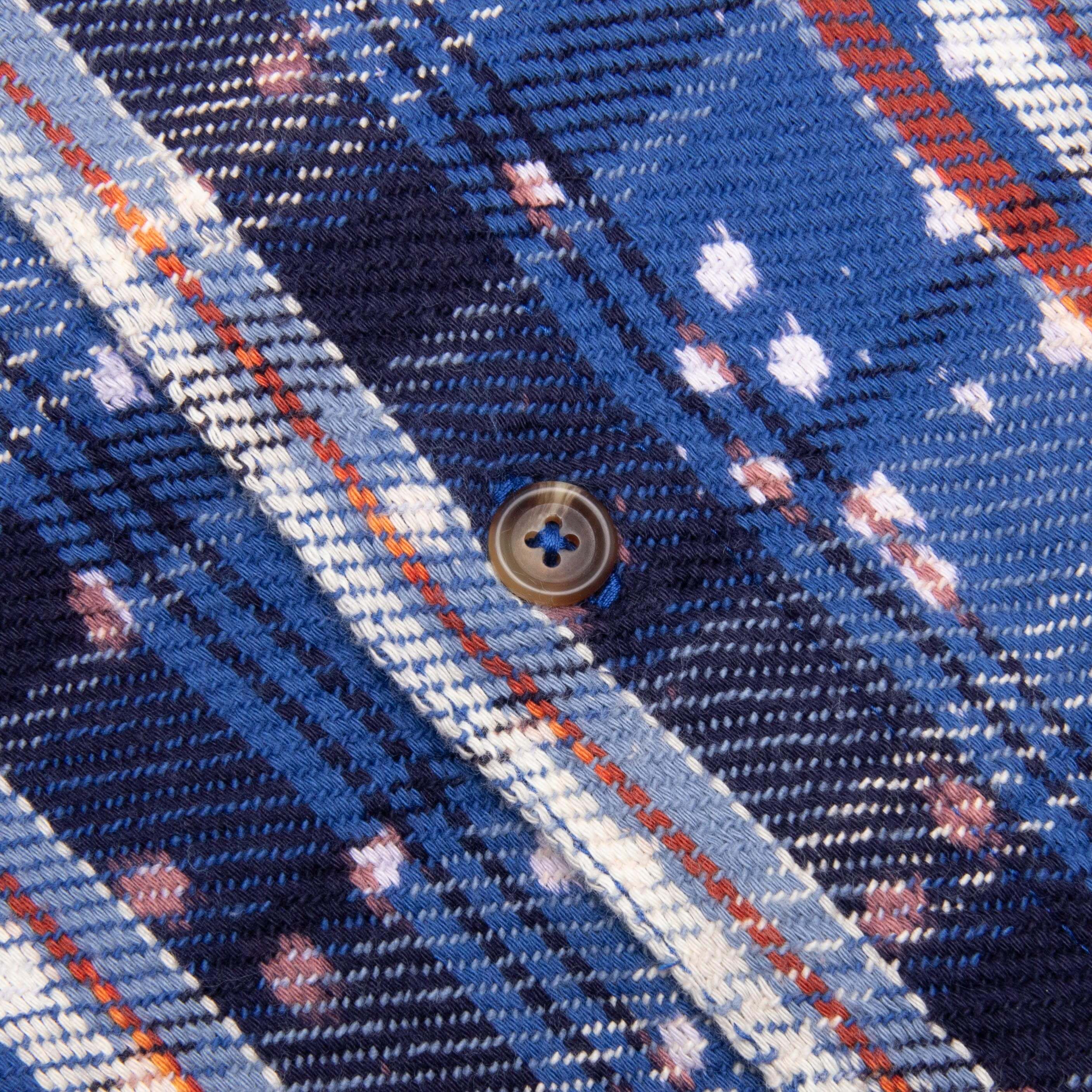 Awake NY x Jordan Flannel Blackened Blue Boarder Blue Sail