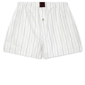 Willy Woven Boxer White Black Stripe
