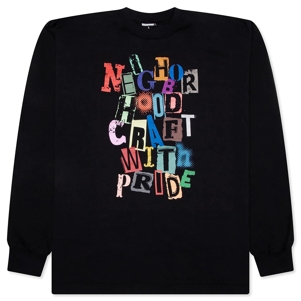 NH L S Tee 11 Black