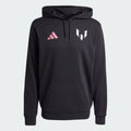 adidas Messi NameNumer Graphic Mens Soccer Hoodie Black Pink