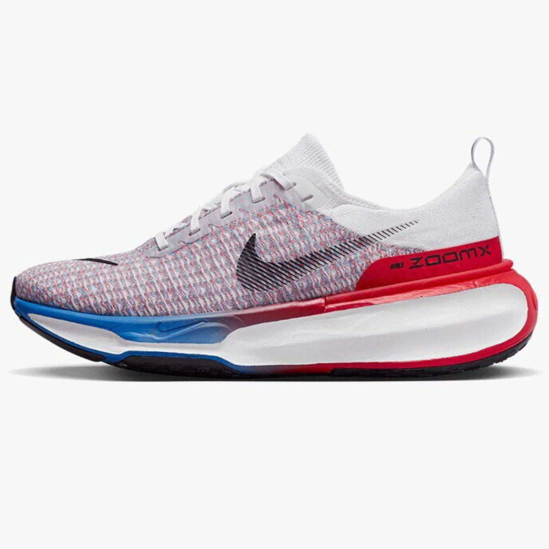 Nike Invincible Run 3 Branco Azul Vermelho