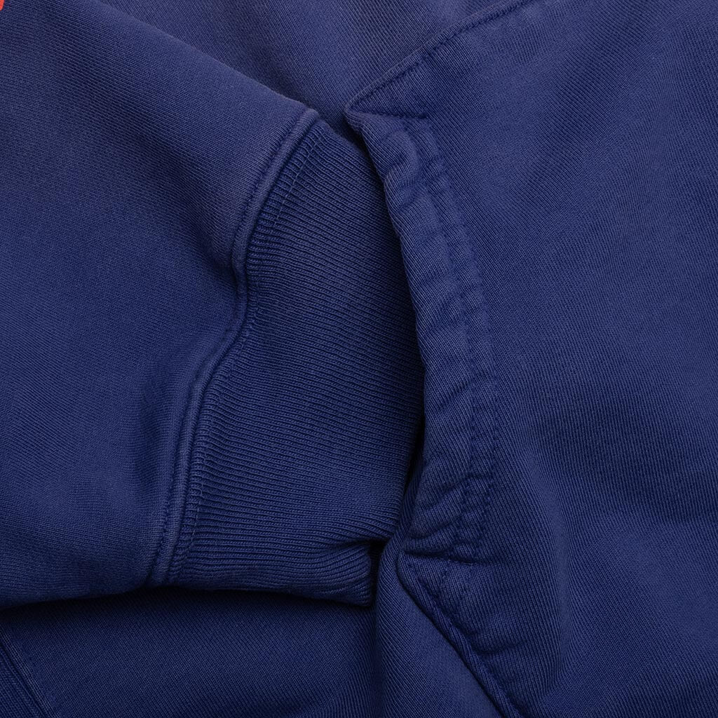 Origins Bleached Hoodie Bleached Blue