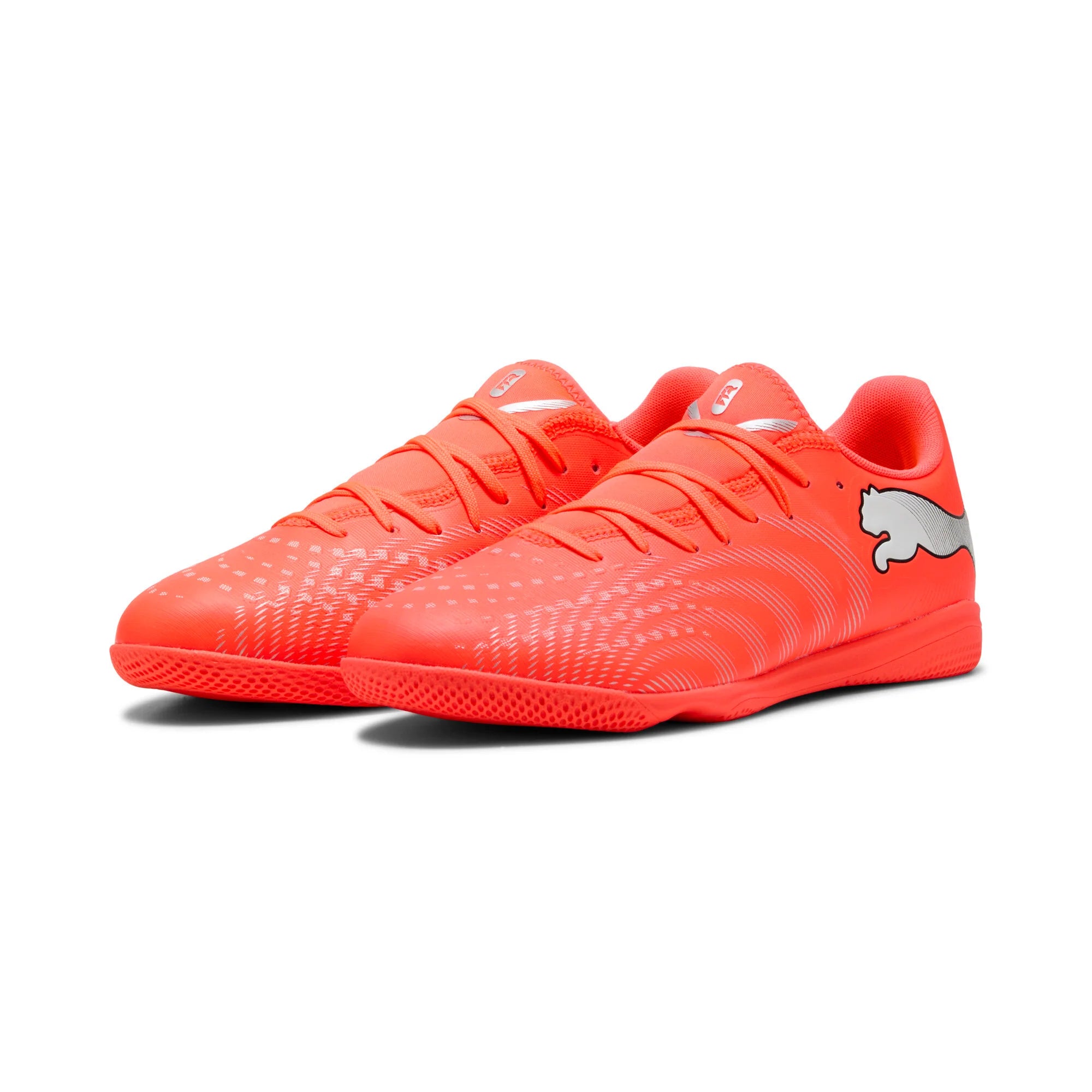 PUMA Future 9 Play IN Indoor Mens Soccer Shoes Red Black White