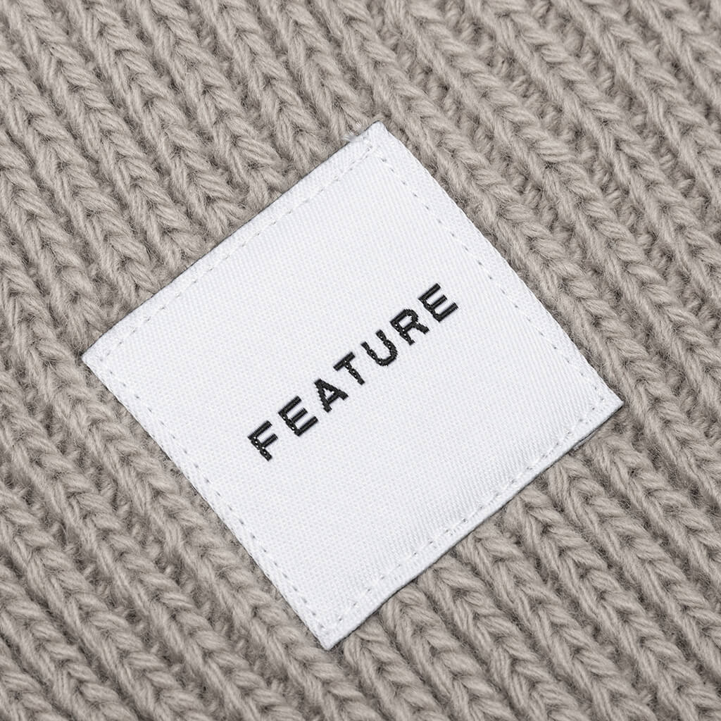 Oversized Beanie Beige