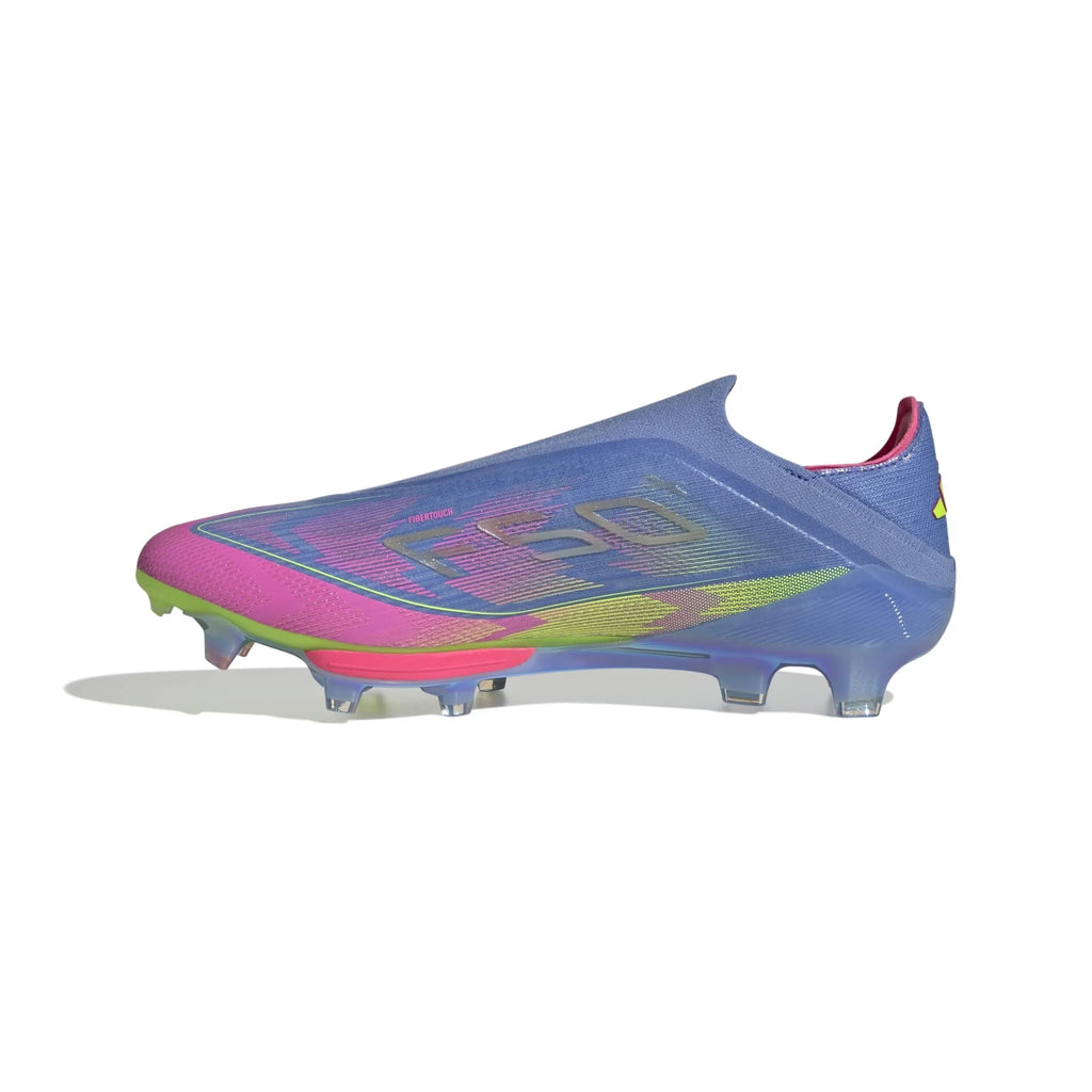 adidas F50 FG Mens Soccer Cleats Blue Fusion Lemon Pink
