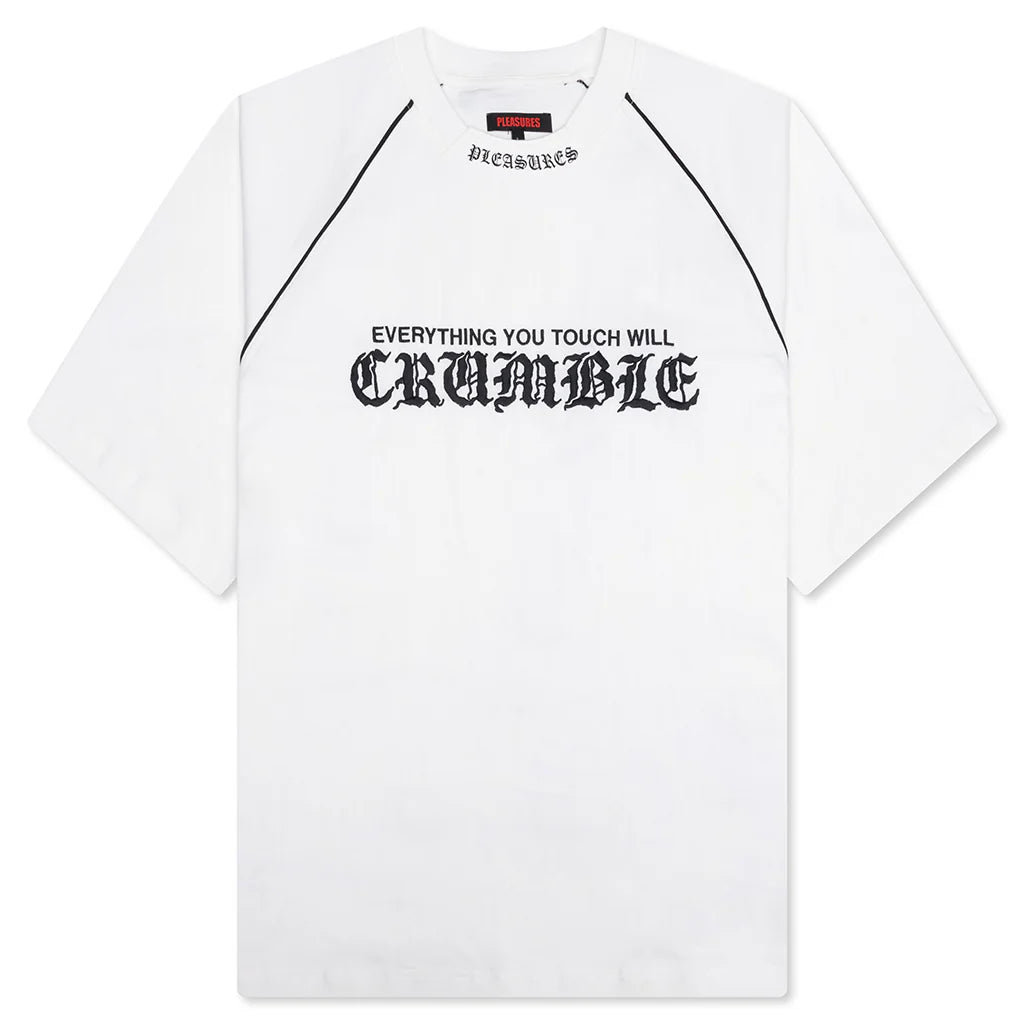 Crumble Heavyweight Raglan White